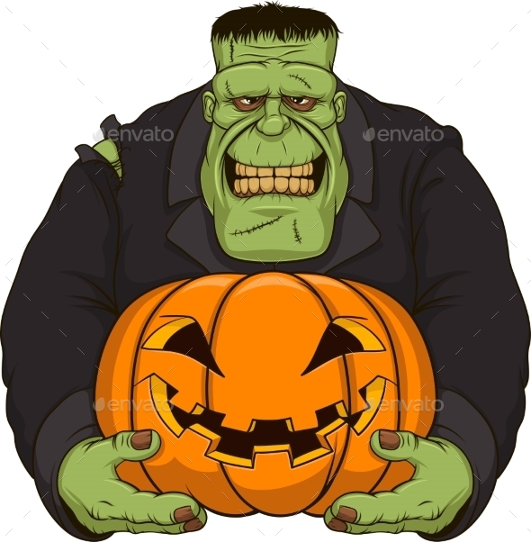 Zombie With Pumpkin  Monsters  Download   Best Gfx Download