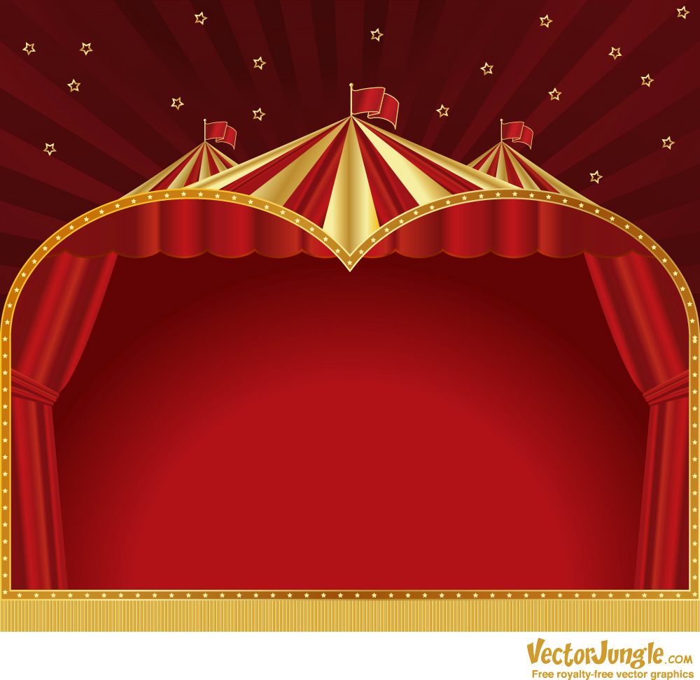 Carnival Circus Tent Background   Vectorjungle   Free Vector Art