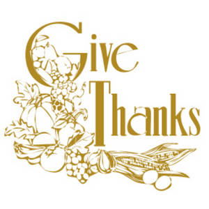 Description  This Is A Free Clipart Image Of A Give Thanks Graphic
