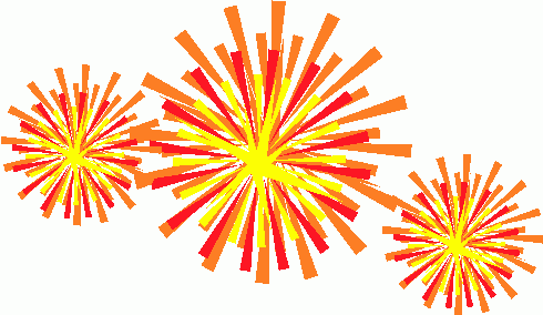 Downloadable Animated Fireworks Clip Art