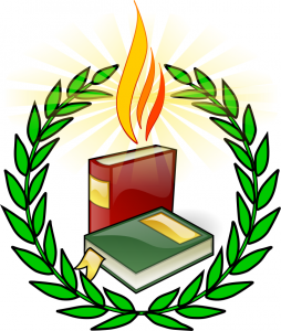 Education Symbol With Flame Clipart