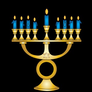 Jewish Menorah Clipart
