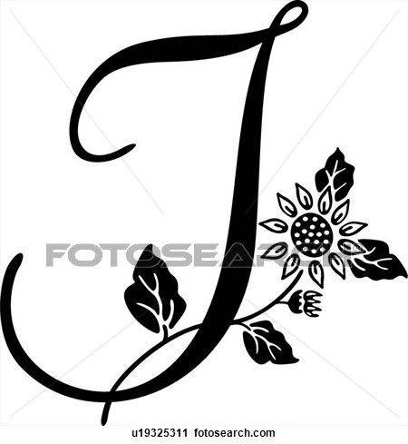 Monogram Letters Clip Art