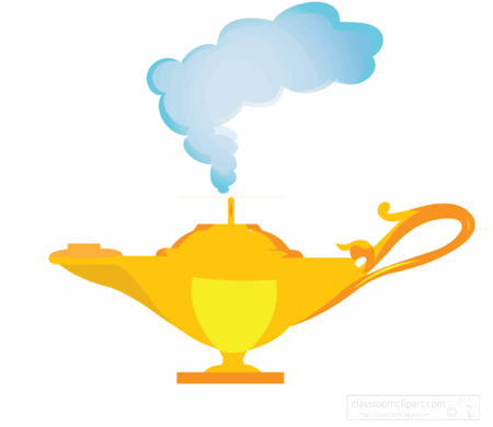 Objects Animated Clipart  Genie Lamp Animation 10a   Classroom Clipart