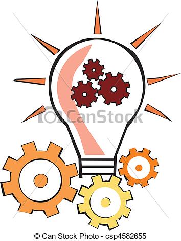Of Idea Generation   Mechanism In Bulb Csp4582655   Search Clipart