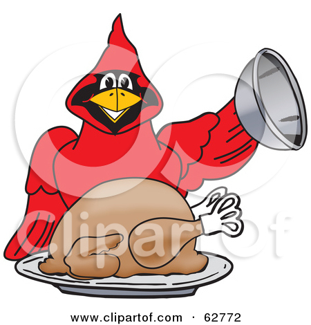 Royalty Free  Rf  Clipart Illustration Of A Red Cardinal Character