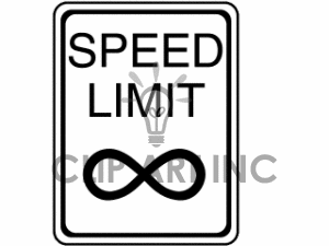 Sign Signs Street Speed Limit Mph Infinity Speedlimit02 Gif Clip Art