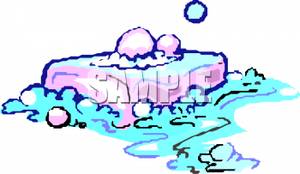 Soap And Water   Royalty Free Clipart Picture