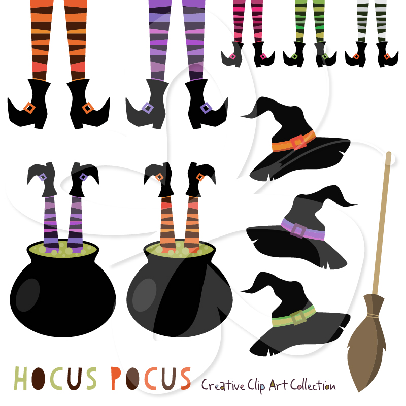 Wicked Witch Legs Clip Art Set   Creative Clipart Collection