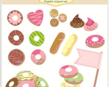     All Use Donut Day  Instant Download Digital Clip Art  Donut Clipart