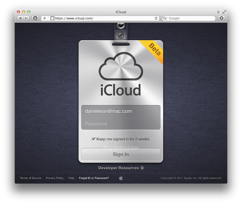 Apple Store Employee Name Tag The New Icloud Login Page Which Appears    