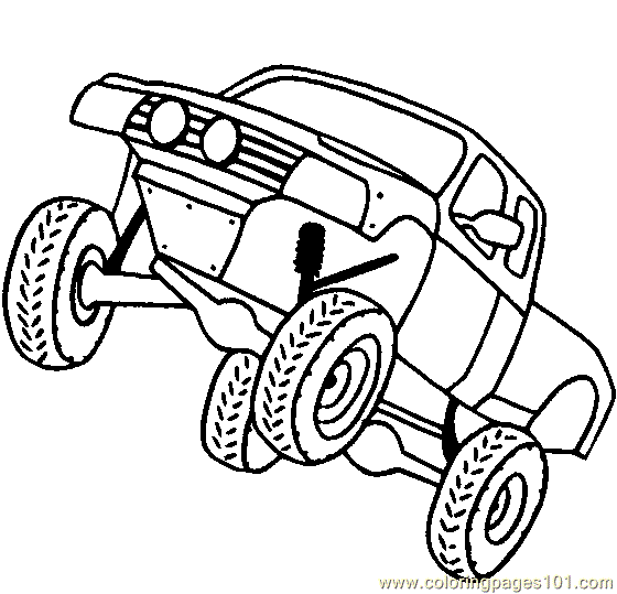 Coloring Pages Off Road Vehicle  Transport   Vehicle Transport    Free    