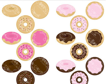 Donuts Digital Clipart For Instant Download Doughnuts Clip Art Donuts