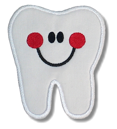Happy Tooth Applique