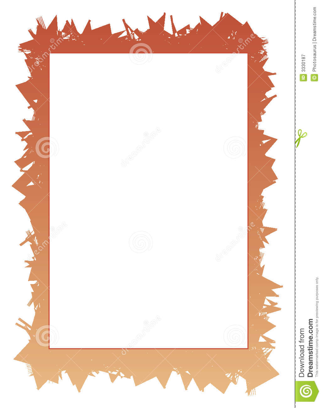 Jagged Border With White Frame Royalty Free Stock Photography   Image    
