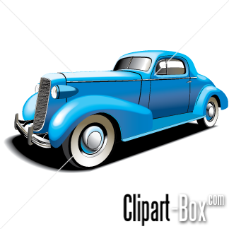 Related Vintage Blue Car Cliparts  