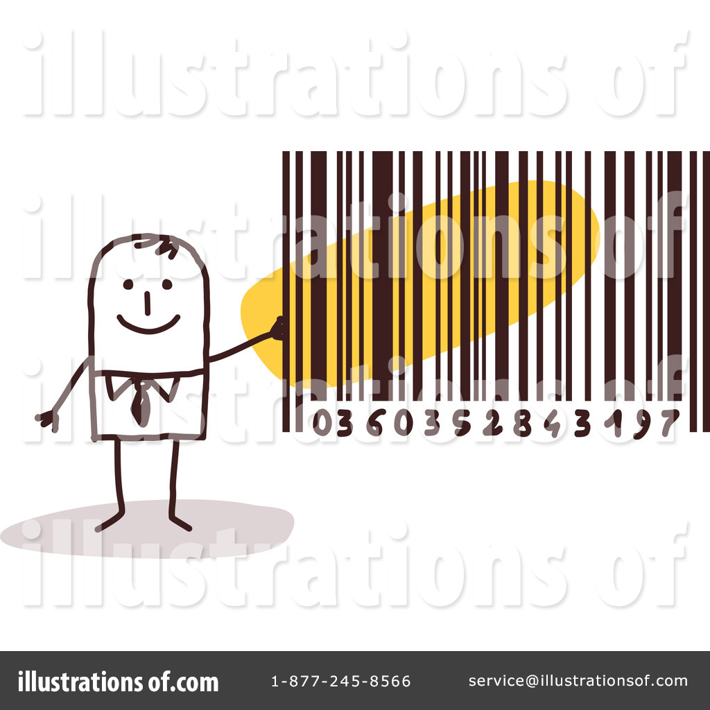Royalty Free  Rf  Bar Code Clipart Illustration By Nl Shop   Stock