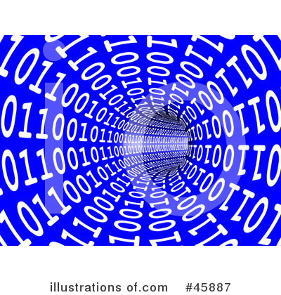 Royalty Free  Rf  Binary Code Clipart Illustration By Shazamimages