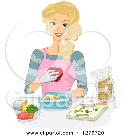 Royalty Free  Rf  Lunch Lady Clipart Illustrations Vector Graphics