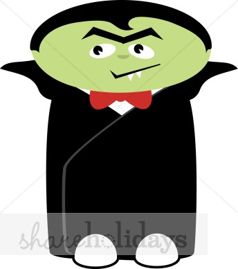 Smiling Vampire Clipart   Halloween Clipart   Backgrounds