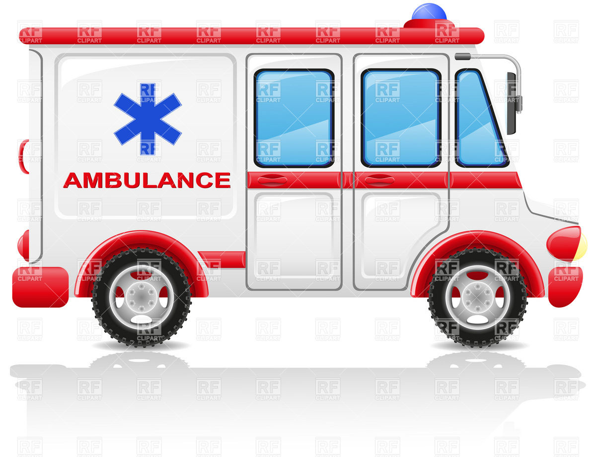 Ambulance Minibus Download Royalty Free Vector Clipart  Eps