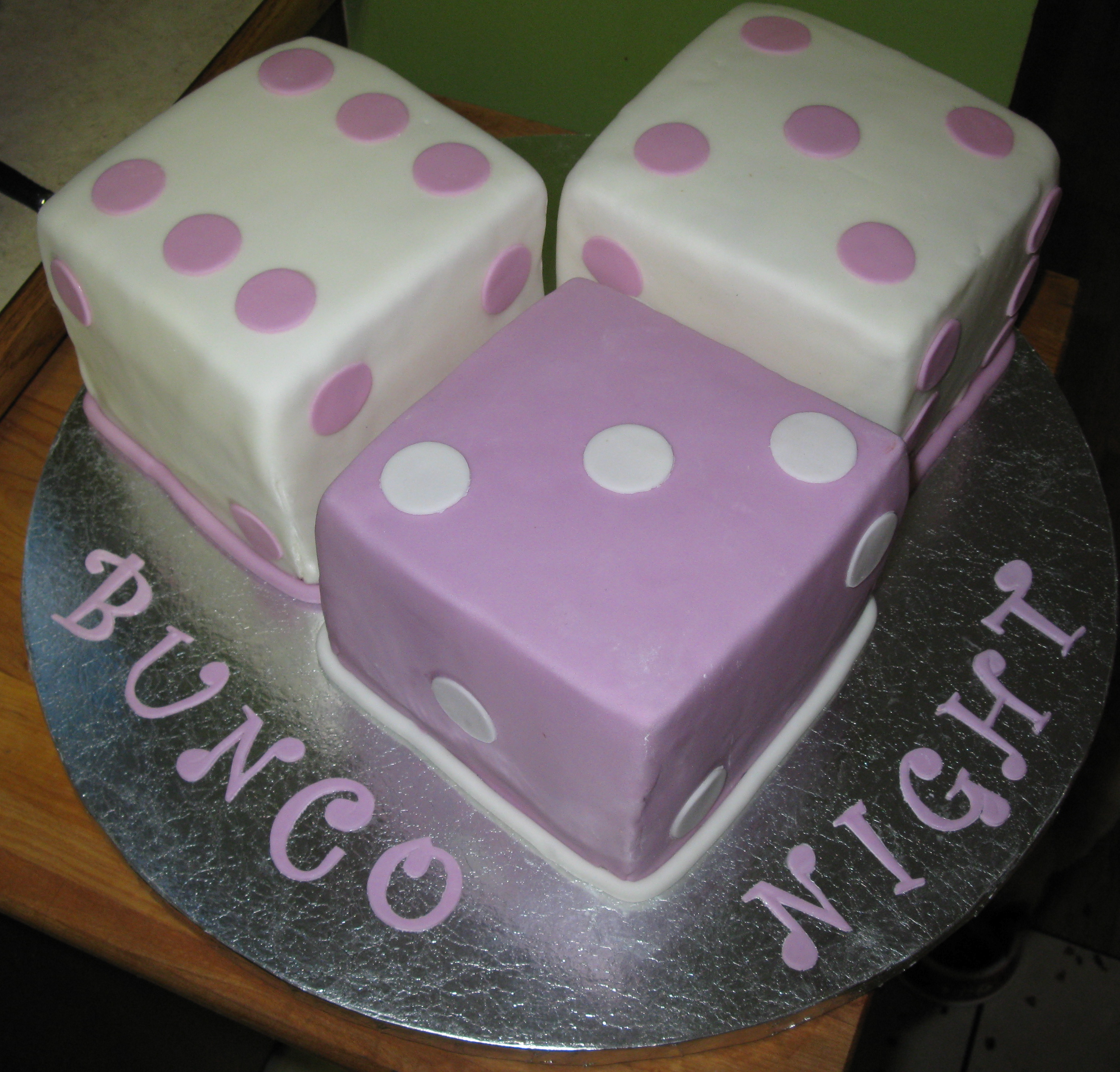 Bunco Dice Clipart Bunco Dice Game Night Cake For