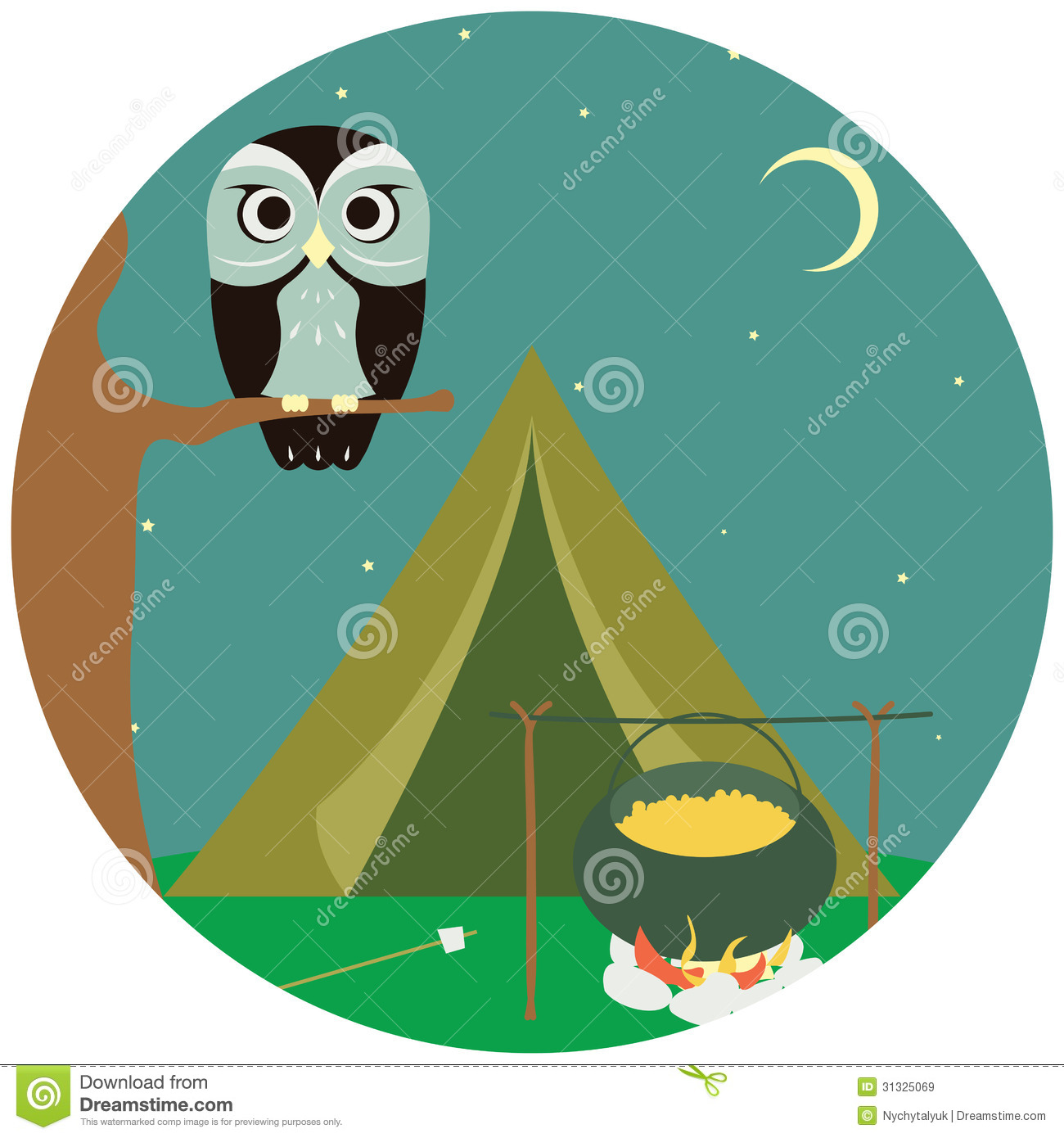 Camping Tent Clipart   Free Clip Art Images