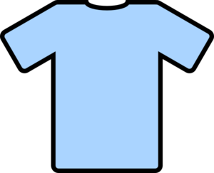 Light Blue T Shirt Clipart