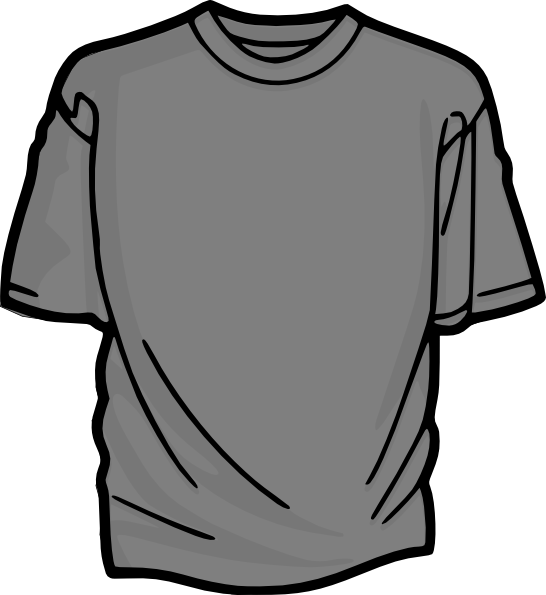 Shirt Gray Clip Art At Clker Com   Vector Clip Art Online Royalty