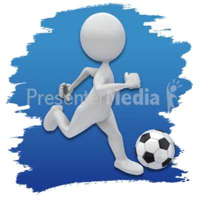 Stick Figure Soccer Icon   Sports And Recreation   Great Clipart For