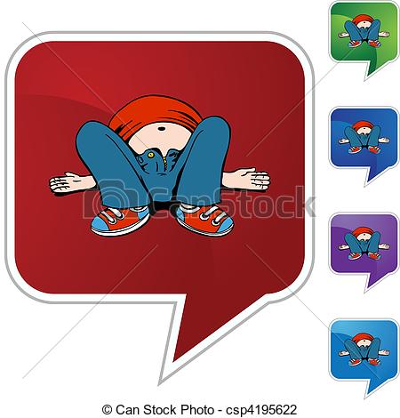 Vector Illustration Of Full Stomach Csp4195622   Search Clipart
