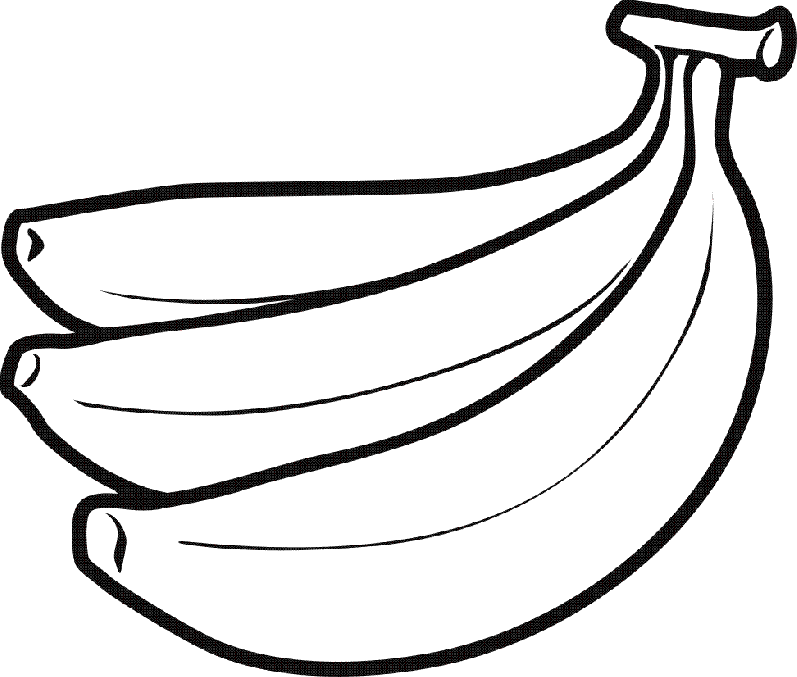 Banana Clipart Black And White   Clipart Panda   Free Clipart Images