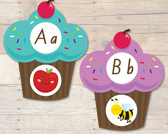 Beginning Sounds Cupcake Match Game Automatic Download
