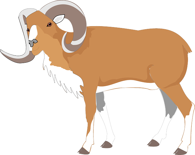 Brown Large Cartoon Big Horn Animal Horns