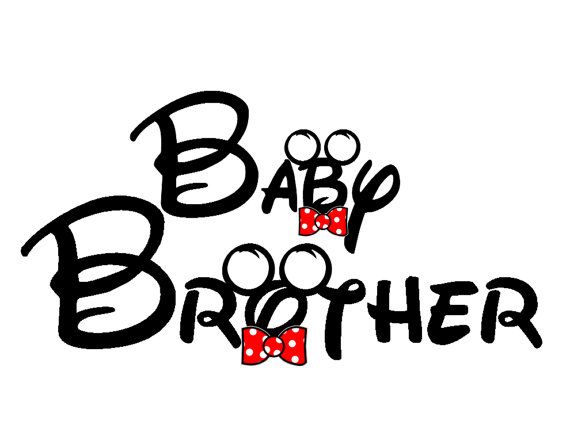 Disney Baby Brother Or Sister Custom Iron On Transfer Decal Iron On T