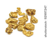 Gold Nugget Clip Art Gold Nuggets White Background