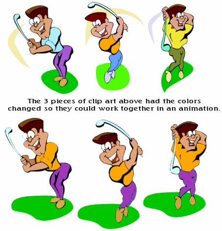 Golf Cartoon Clip Art