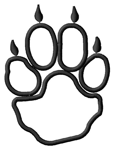 Paw Outline From Grand Slam Designs   Clipart Best   Clipart Best