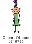 Skinny Girl Clipart  1   1 Royalty Free  Rf  Illustrations