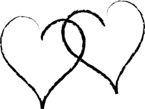 Wedding Hearts Clipart Black And White   Clipart Panda   Free Clipart