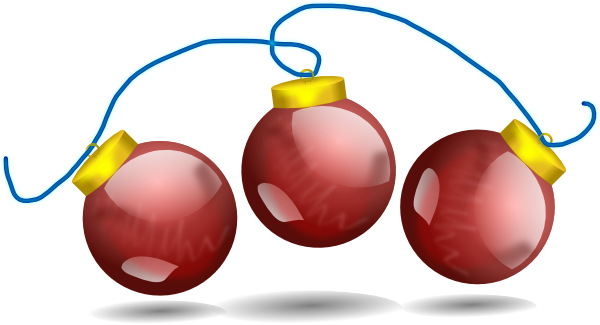 Christmas Ornaments Clip Art At Clker Com   Vector Clip Art Online