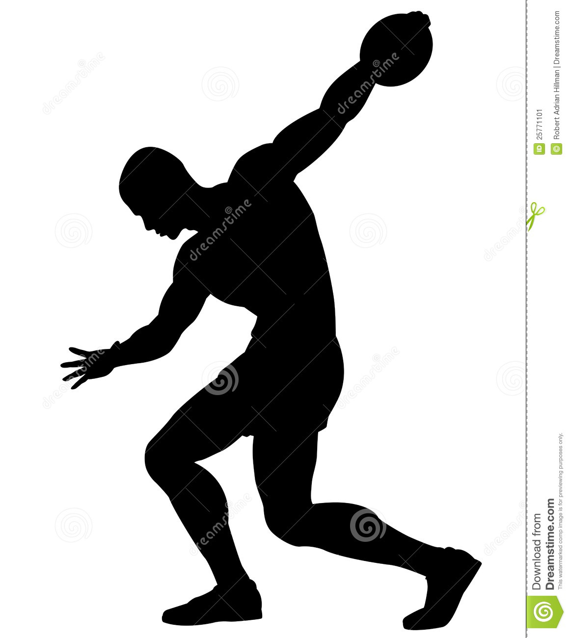 Discus Thrower Stock Image   Image  25771101