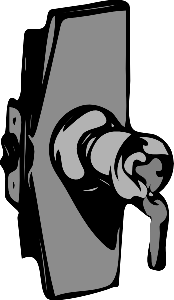 Door Handle Lock Key Clip Art At Clker Com   Vector Clip Art Online