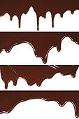 Dripping Melted Chocolate Syrup  Vector Clipart Gg59700521   Gograph