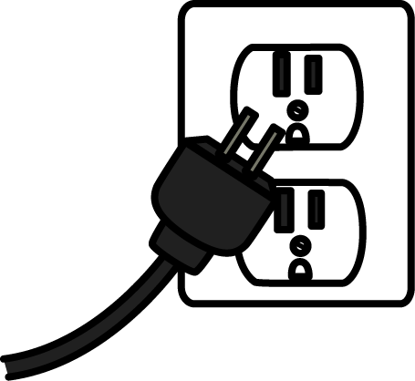 Electrical Plug Clip Art Image   Electrical Outlet With An Electrical