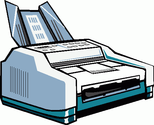 Fax Machine 3 Clipart   Fax Machine 3 Clip Art