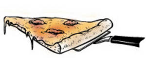 Free Clipart Picture Of A Slice Of Sausage Pizza