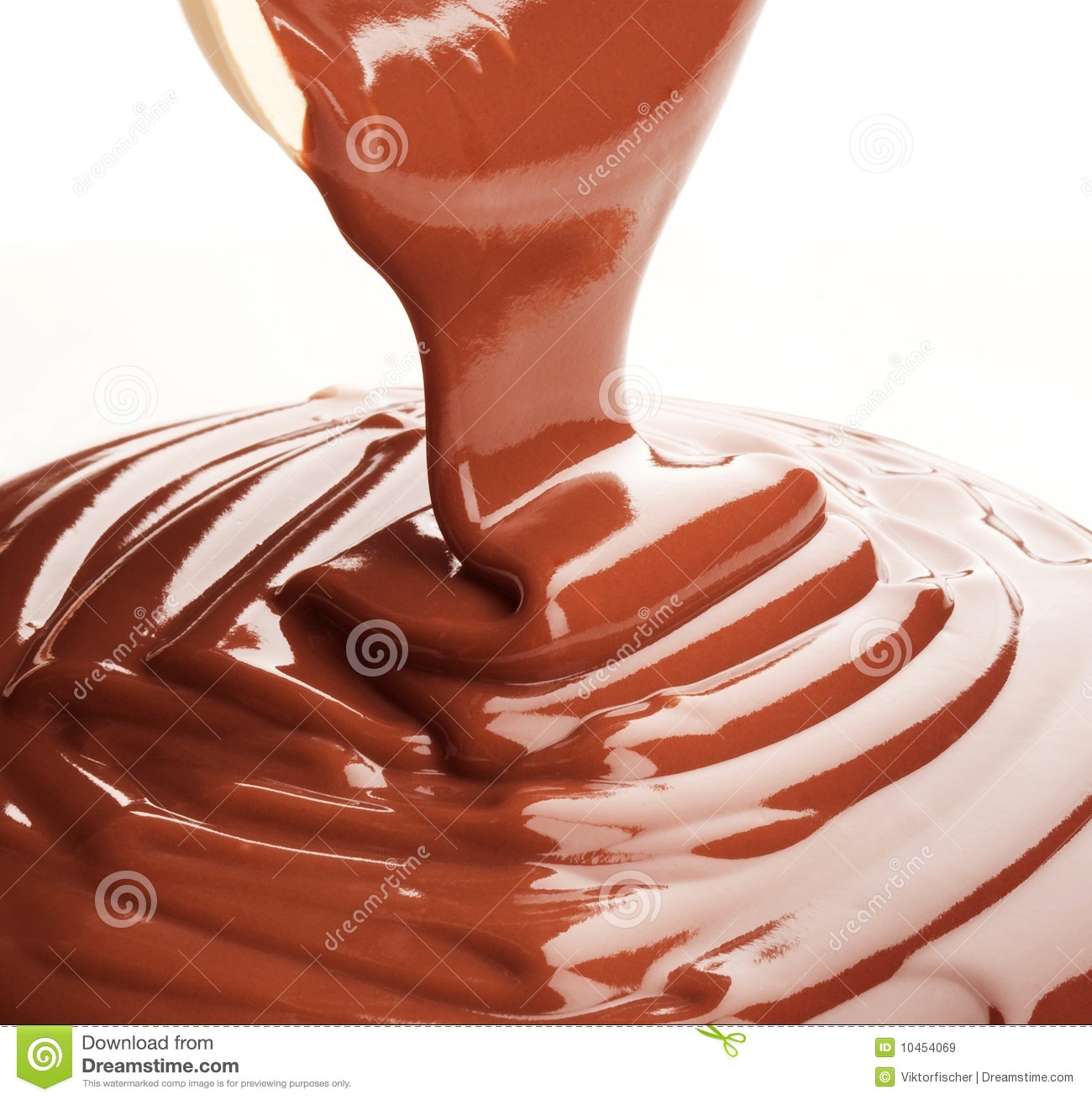Melted Chocolate Royalty Free Stock Images   Image  10454069