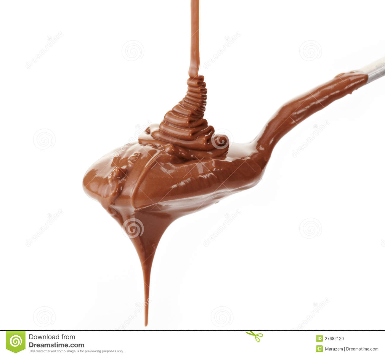 Melted Chocolate Stock Photo   Image  27682120