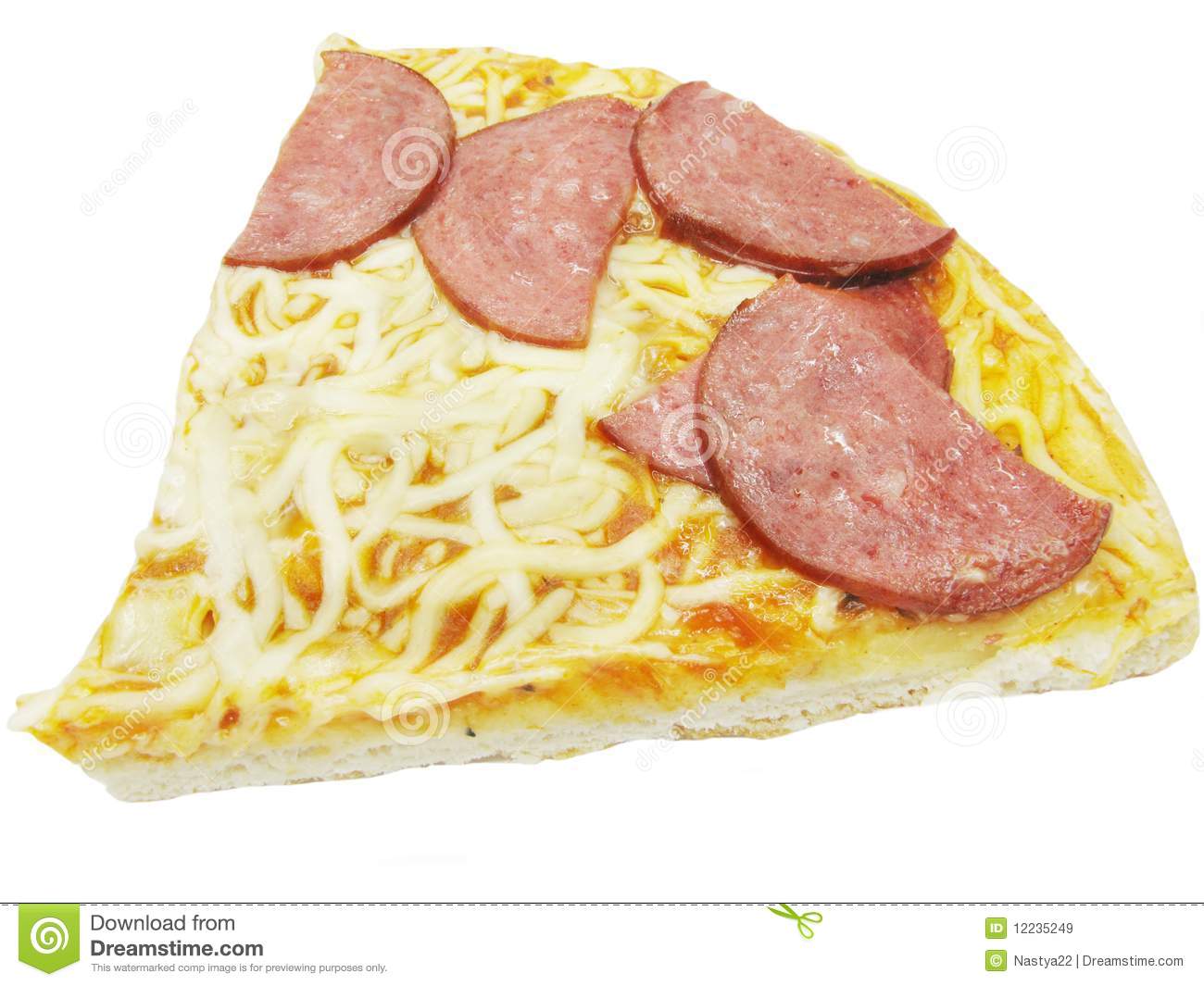 Pizza With Sausage Royalty Free Stock Images   Image  12235249